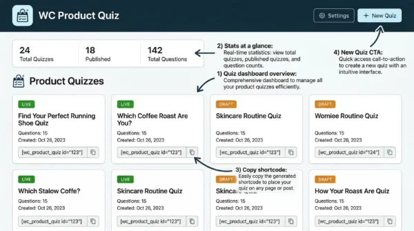 WC Product Quiz — Product Recommendation Quiz for WooCommerce (with Email Capture + CRM Sync)